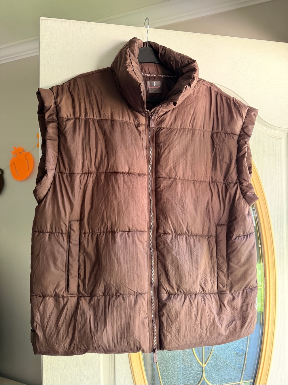 Free People Movement In a Bubble Brown Puffer Vest - Lightweight Layering